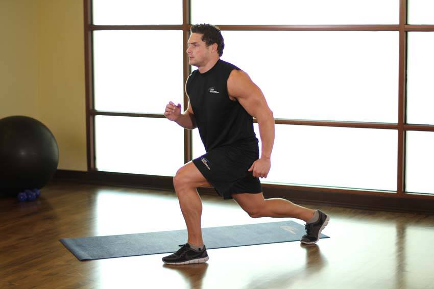 Split squat - исходное
